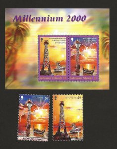 SOLOMON ISLANDS SC# 891-93 FVF/MNH