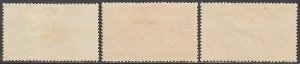 EDSROOM-14665 New Zealand 179-81 H 1925 Complete Dunedin Exhibition CV$54.25