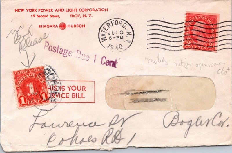 1940 - New York Power & Light Corporation - Waterford, NY - F36895