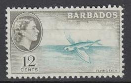 Barbados - 1953 QEII 12c  - MH  (758)