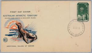 Astralia: AUSTRALIAN ANTARCTIC TERRITORY postal history FDC COVER  POLAR 1959