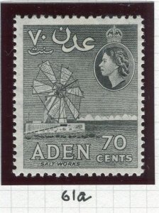 ADEN; 1953 early QEII Pictorial issue Mint hinged Shade of 70c. value