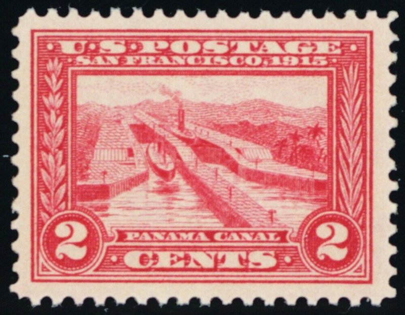 398, Mint NH 2¢ XF Panama Canal - GEM - Stuart Katz