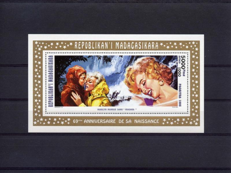 Madagascar 95 Marilyn Monroe 3 S/S Perf.Sc.1289-91