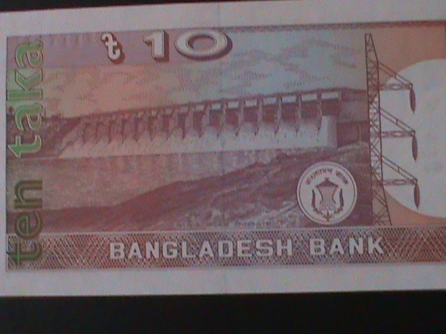 ​BANGLADESH-1982 BANGLADESH BANK-10 TAKA-UNCIRULATED NOTE-VERY FINE-LAST ONE