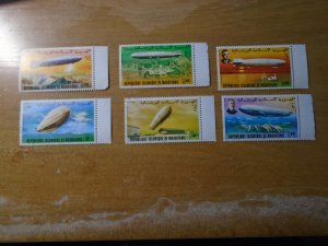 Mauritania  #  345-48 / C167-68  used