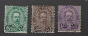 Italy  SC#64-66 Mint 64 & Used 65-66 F-VF SCV$71.50.....Nice Opportunity!