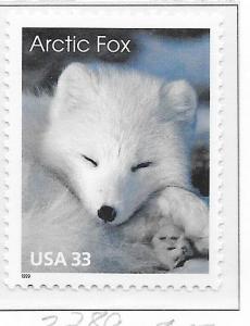 US#3289 $0.33 Arctic Fox - Arctic Animals (MNH) CV $0.85