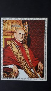 Famous people - Pope - Congo DR (Zair) 1979. - ** MNH 3x Bl complete