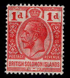 British Solomon Islands Scott 29 MH* KGV