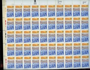 US SCOTT# 2616 WORLD COLUMBIAN SHOW COMPLETE SHEET OF 50 STAMPS MNH AS SHOWN