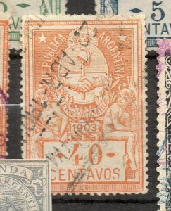 Argentina Early 1900s Revenue/Tax Used Value NW-165260