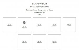  PRINTED EL SALVADOR [CLASS.] 1867-1940 STAMP ALBUM PAGES (87 pages)