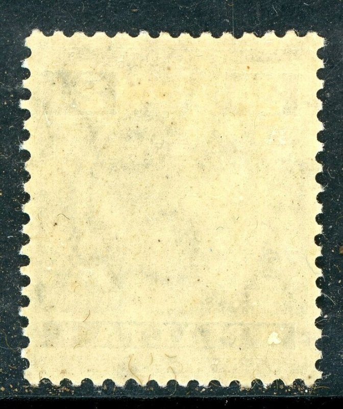 Malta 1915 British KGV 1p Gray MCCA Scott #52 Mint U351  ⭐⭐⭐⭐⭐⭐