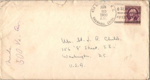 United States Marine Corps 3c Stuart Washington 1938 4th Reg. U.S.M.C. Shangh...