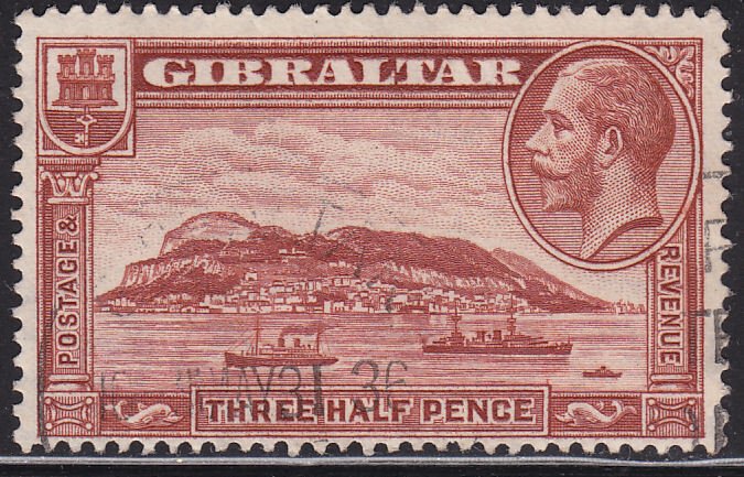 Gibraltar 97 Rock of Gibraltar 1931