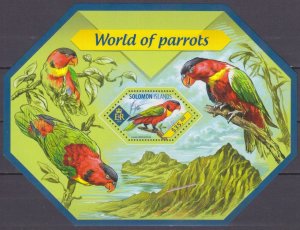 2014 Solomon Islands 2636/B308 Birds - Parrot 12,00 €