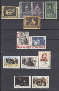 J44053 JL Stamps 3 different russia sets mnh #3145-6, 3290-4, 3624-8