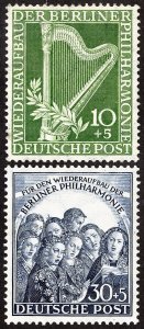 Germany Stamps # 9NB4-5 MNH XF Scott Value $92.50