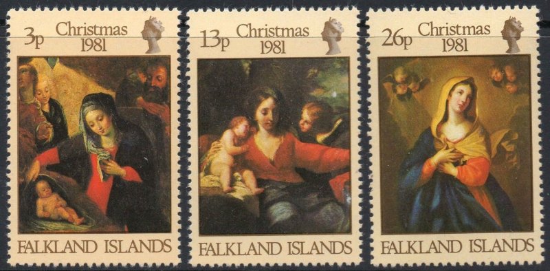 1981 Falkland Islands 333-335 Artist / G. Reni