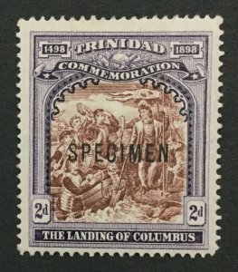 MOMEN: TRINIDAD SG #125s SPECIMEN MINT OG H LOT #191692-668