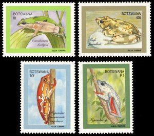 Botswana 1992 FROGS Scott #510-513 Mint Never Hinged