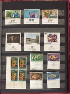 COLLECTION OF MIDDLE EAST COUNTRIES STAMPS IN AN ALBUM - ALL MINT & DIFFERENT