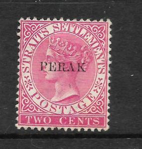 PERAK  1880-91  2c    QV      MH   SG 22