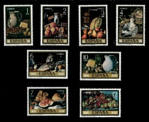 Spain 1976 - Luis Eugenio Menendez, Paintings - Set of 8v - Sc 1999-2006 - MNH