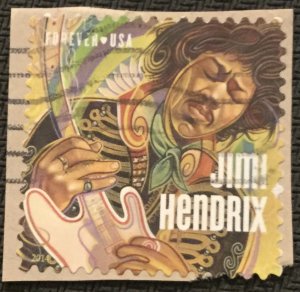 US #4880 Used Single OP Jimi Hendrix SCV $.25