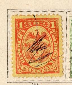 Colombia 1892 Early Issue Fine Used 1c. 154135