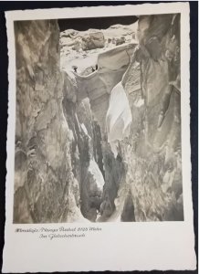 Himalaya Nanga Parbat Expedition old real photo PC 1930s. Rakhiot Flank Pakistan