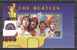 Congo Rep., 2009 issue. The Beatles IMPERF s/sheet.