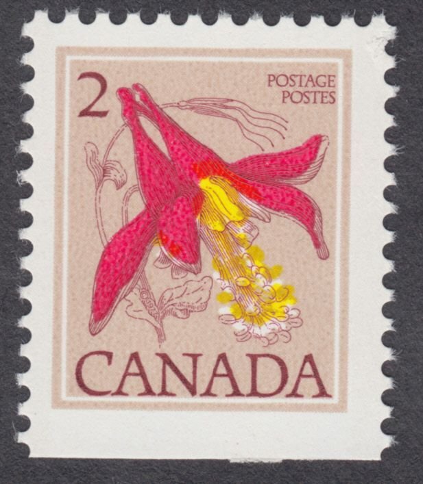 Canada - #782b Flowers - Western Columbine, Booklet Stamp - MNH