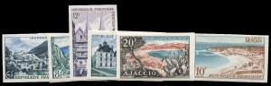 France, 1950-Present #719-724 (YT 976-981) Cat€140, 1954 Tourism Issue, imp...