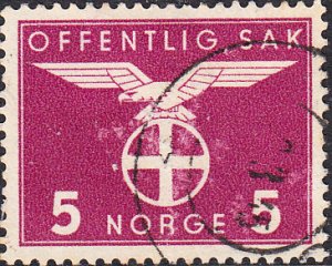 Norway #O44 Used