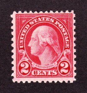 US 579 2c Washington Mint F-VF OG H SCV $80