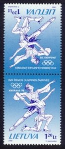 Lithuania Sc# 591a MNH Winter Olympic Games 1998 (Pair)