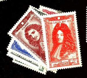 France #B175-177,179-184 MINT FVF OG B175-77 NH Rest LH Cat$13