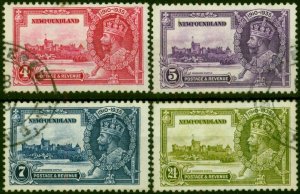 Newfoundland 1935 Jubilee Set of 4 SG250-253 Fine Used