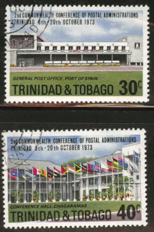 Trinidad & Tobago Scott 239-240 Used CTO 1973 set