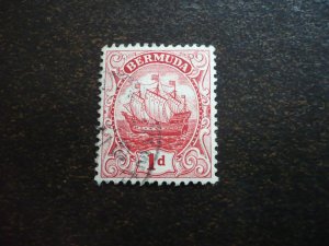 Stamps - Bermuda - Scott# 42 - Used Part Set of 1 Stamp