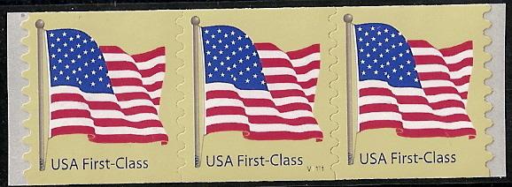 #4134, PNC-3. NDN-Flag, PL# V1111, MNH. 41 cent, S/A.