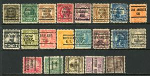USA 551-571 Used Pre-Cancel