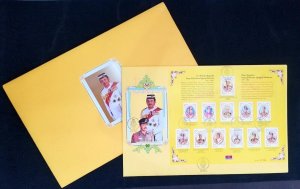 Malaysia Installation Of His Majesty YDP Agong XII 2002 Royal (sheet FDC) *Rare