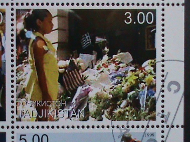 TAJIKISTAN-1999-JOHN F. KENNEDY TRAGEDY -MNH SHEET. VERY RARE