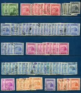 VENEZUELA SC #650, 652-660 662-4, 666-8 POST OFFICES LOT OF USED STAMPS AS SHOWN