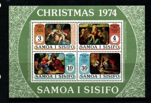 SAMOA SGMS439 1974 CHRISTMAS  MNH