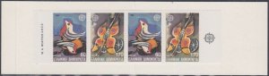 GREECE Sc #1658d CPL MNH COIL BOOKLET of 4 - 1989 EUROPA, CHILDREN'S TOYS