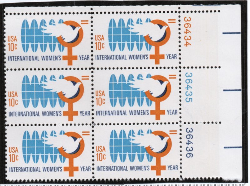Scott #  1571    MNH   Plate Block of 6